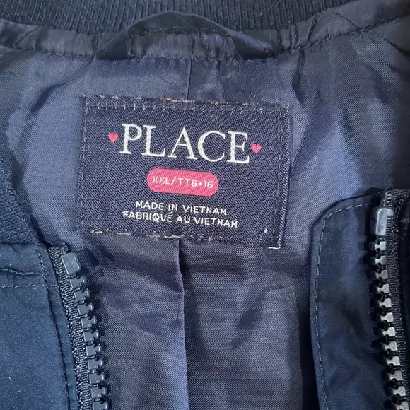 Girls Uniform Bomber Jacket - Tidal - Picture 6 of 8